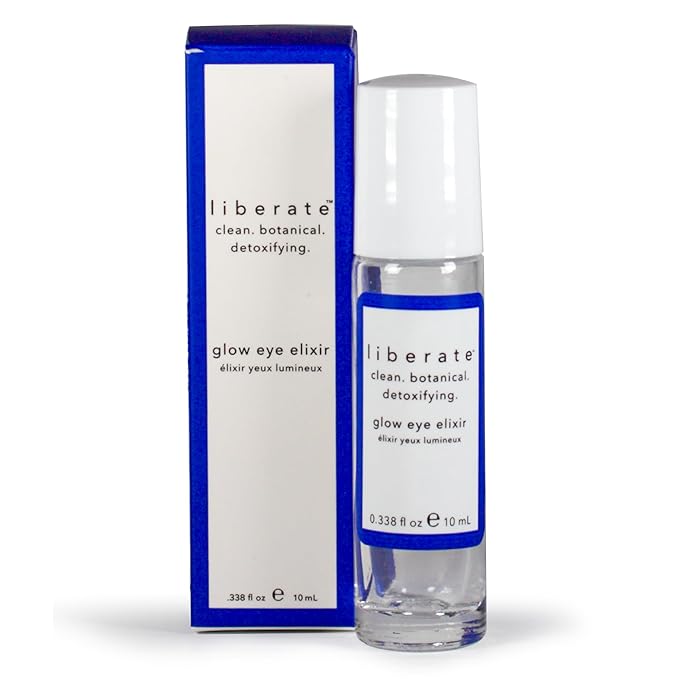 Glow Eye Elixir - .338 Oz Eye Serum with Roller Ball Applicator - Under Eye Serum for Dark Circles and Puffiness - Hydrating Eye Cream for Men and Women to Smooth Fine Lines and Wrinkles-GlimoraGlow