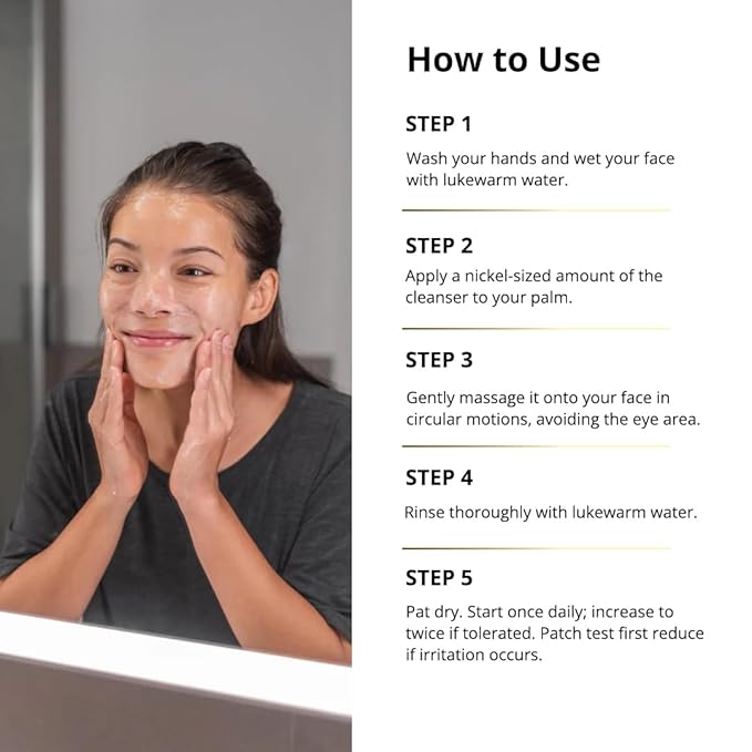 7E Wellness Mangosteen Face Cleanser 4oz, Antioxidant Rich Cleanser Face Wash with Xanthones, Cleanses, Brightens, Protects Skin, Suitable for All Skin Types, Natural Ingredients, Daily Use-GlimoraGlow