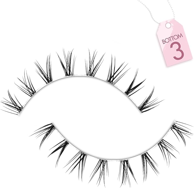 Bottom Lashes Bottom Eyelashes False Lower Lashes Fake Bottom Eyelashes 7 Pairs Bottom-3-GlimoraGlow