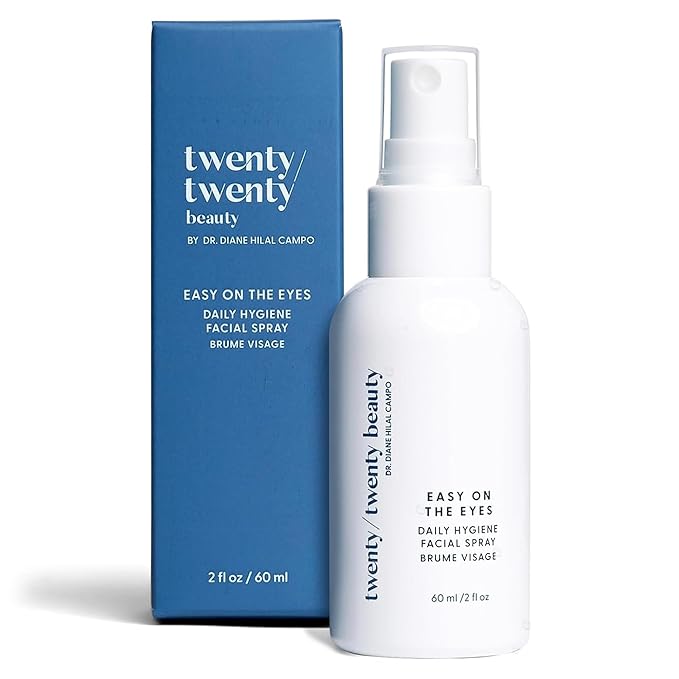twenty/twenty Easy On The Eyes – 0.02% Hypochlorous Acid Spray to Cleanse Eyelashes – Reduce Eyelid Irritation – Safe for Sensitive Skin – Ophthalmologist Developed–Vegan, Clean Ingredients – 60ml-GlimoraGlow