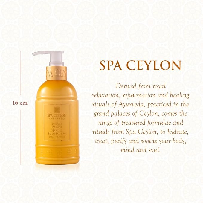 SPA CEYLON Neroli Jasmine Hand And Body Lotion | All Day Nourishment | Daily Moisturizer | Floral Fragrance | Hand and Body Moisturizer-GlimoraGlow