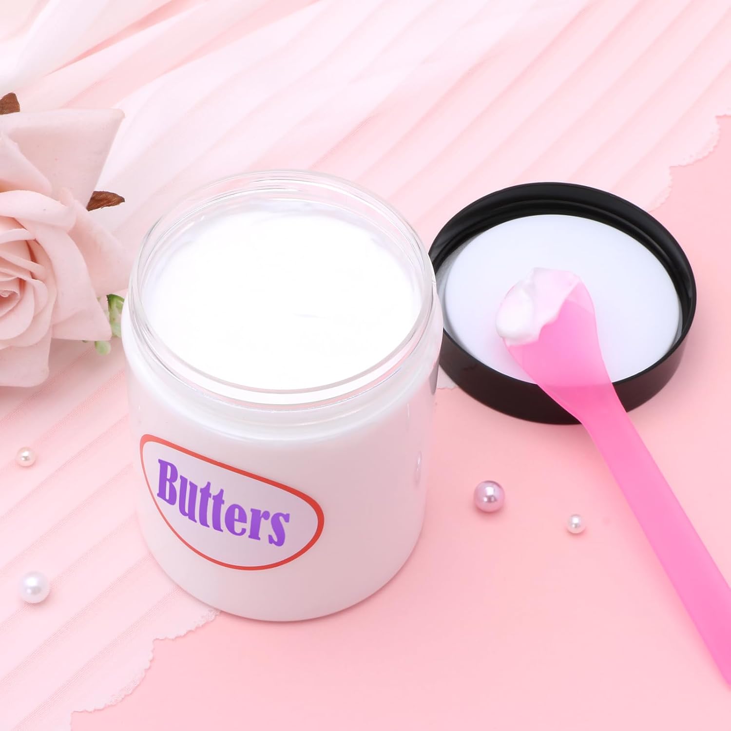 16 Pack 8oz Plastic Containers with Lids, Jars with Lids, Great for storing,lip balms, creams, ointments, cosmetics, samples-GlimoraGlow