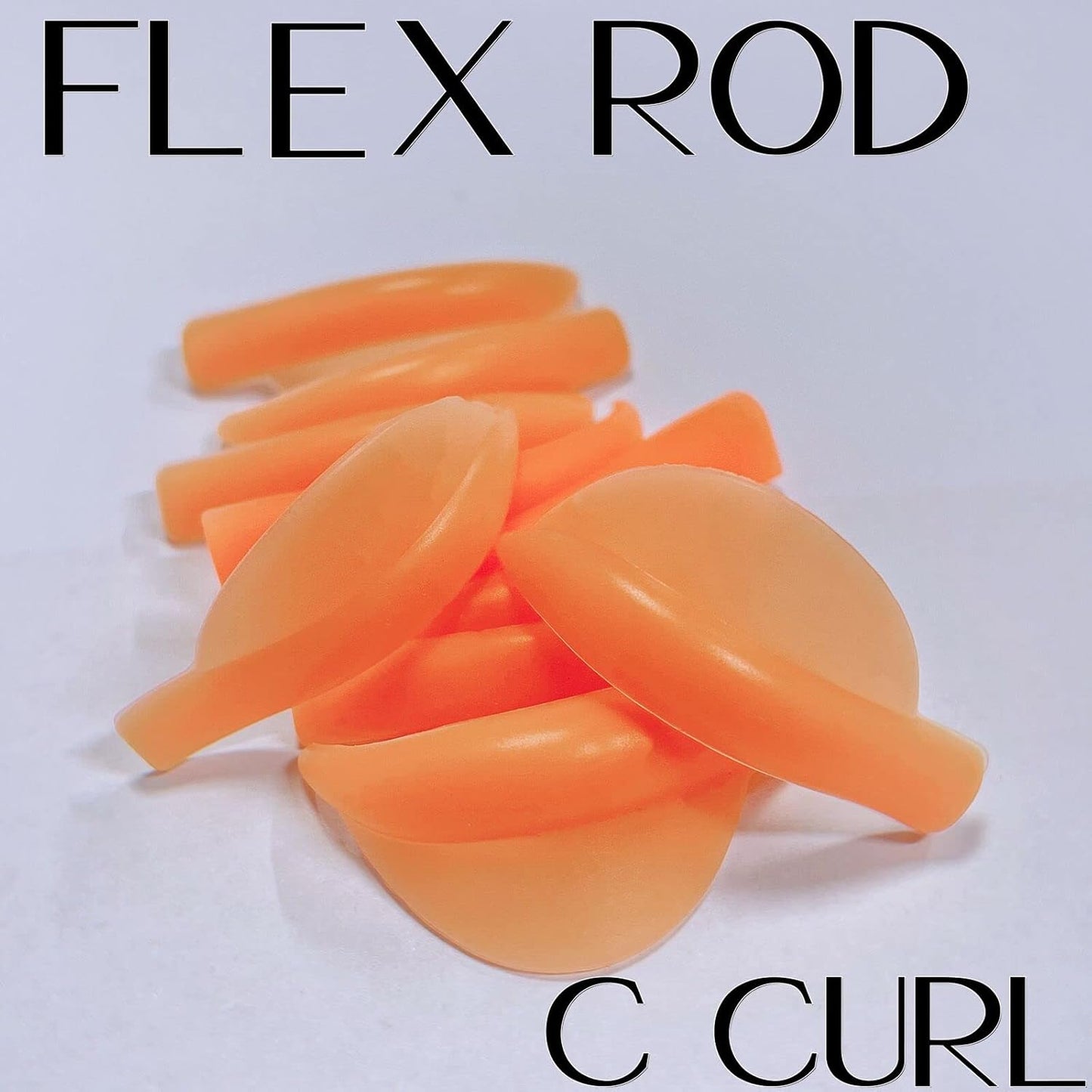 Eyelash Perm Pads Lash Lift Rods Eyelash Perm Silicone Pads 5 Sizes Reusable Soft Lash Lift Pads Shield for Different Length Eyelashes Perfect Lifting (Orange）-GlimoraGlow