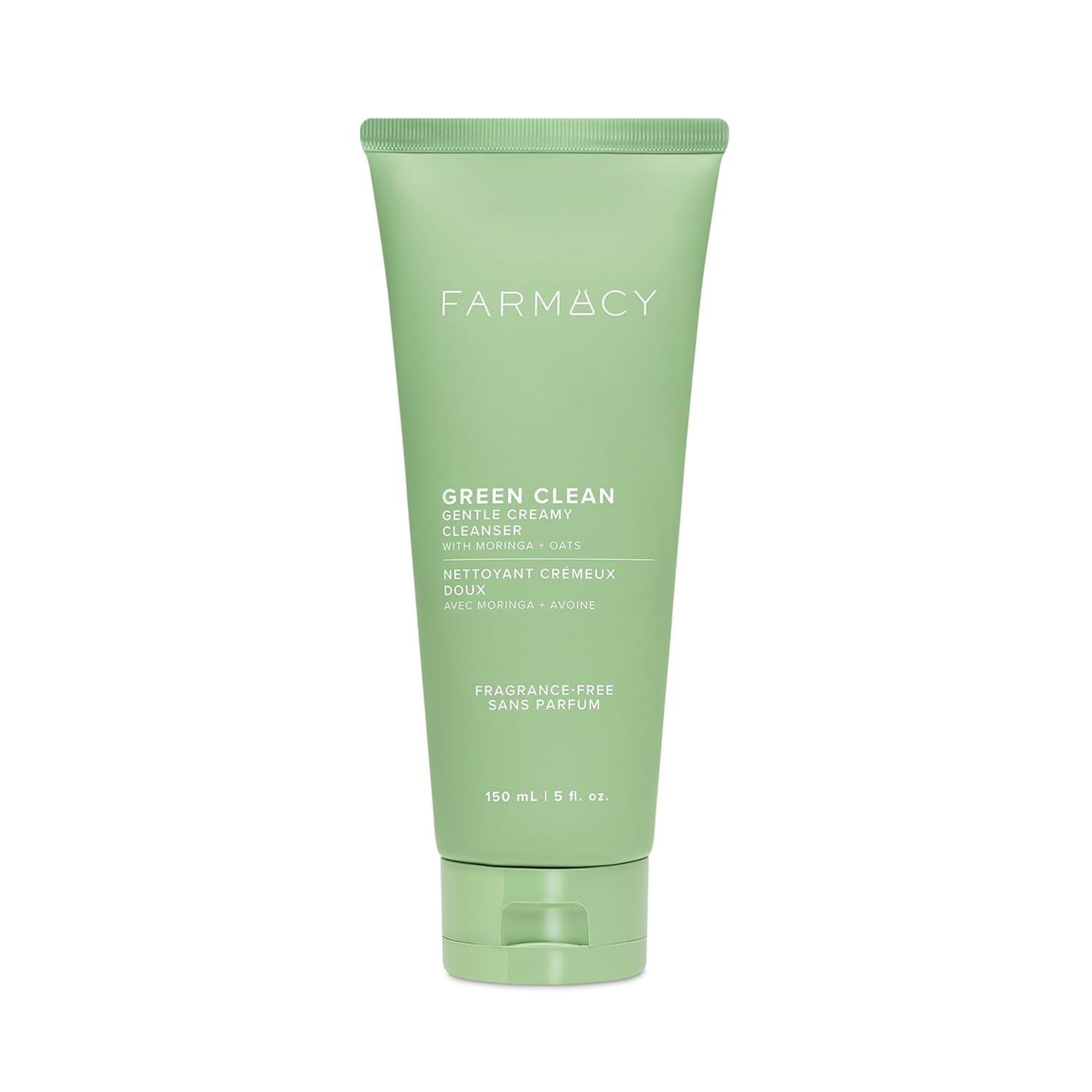 Farmacy Gentle Creamy Face Cleanser - Hydrating Facial Cleanser to Nourish + Help Remove Makeup + Impurities - Enriched with Aloe + Moringa Oil to Soothe, Purify + Refresh Skin (150ml)-GlimoraGlow