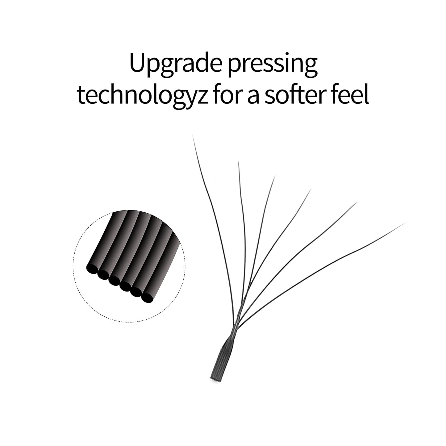 W Eyelash Extension 6D Volume Premade Fans 0.07 D Curl 8-15mm mix W Lashes Matte Black Lash Extensions Easy Fans W Shape Eyelash yy Eye Lashes(6D-0.07D-8-15mm Mix)-GlimoraGlow