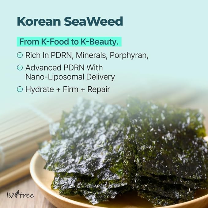 IsNtree Gim PDRN Deep Sleep Mask 80ml, 2.7 fl oz | Korean SEAWEED Skincare Sleeping Mask gel | Night Cream | Facial Mask | Overnight Gel mask for Hydration & Skin Bounce-GlimoraGlow