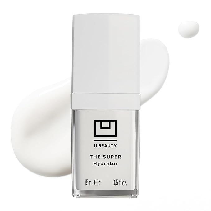 U Beauty The SUPER Hydrator - Mega-Dose Skin Hydrator and Hyaluronic Acid Moisturizing Cream with Peptides and Grapeseed Oil for Supple, Smooth, and Softer-Looking Skin For Up To 48 Hours - 0.5 fl oz-GlimoraGlow