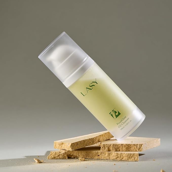 L.ASY ProxiGlow O2 Cleanser (3.4 fl.oz) – Oxygen-Infused Hydrating Facial Wash-GlimoraGlow