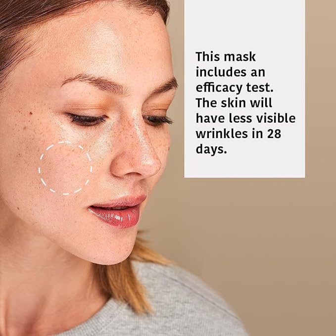 IROHA NATURE Replumping & Anti-Aging Tissue Face Mask (Pack of 5) | With Triple Hyaluronic Acid | Deep Hydration & Anti-Aging Effect | For Softer Skin | 100% Vegan-GlimoraGlow