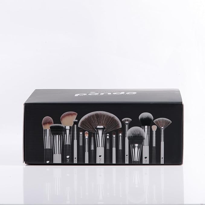 DUcare Professional Makeup Brushes 31Pcs Panda Series Makeup Brush Set Kabuki Foundation Blending Face Powder Blush Concealers Eye Shadows With Leather Case Organizer-GlimoraGlow