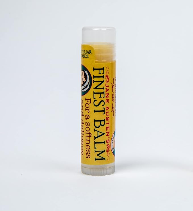 Jane Austen's Finest Balm, Lip Balm Tube, Peppermint Flavored - Cruelty-Free and Made in the USA from Natural and Imported Ingredients-GlimoraGlow