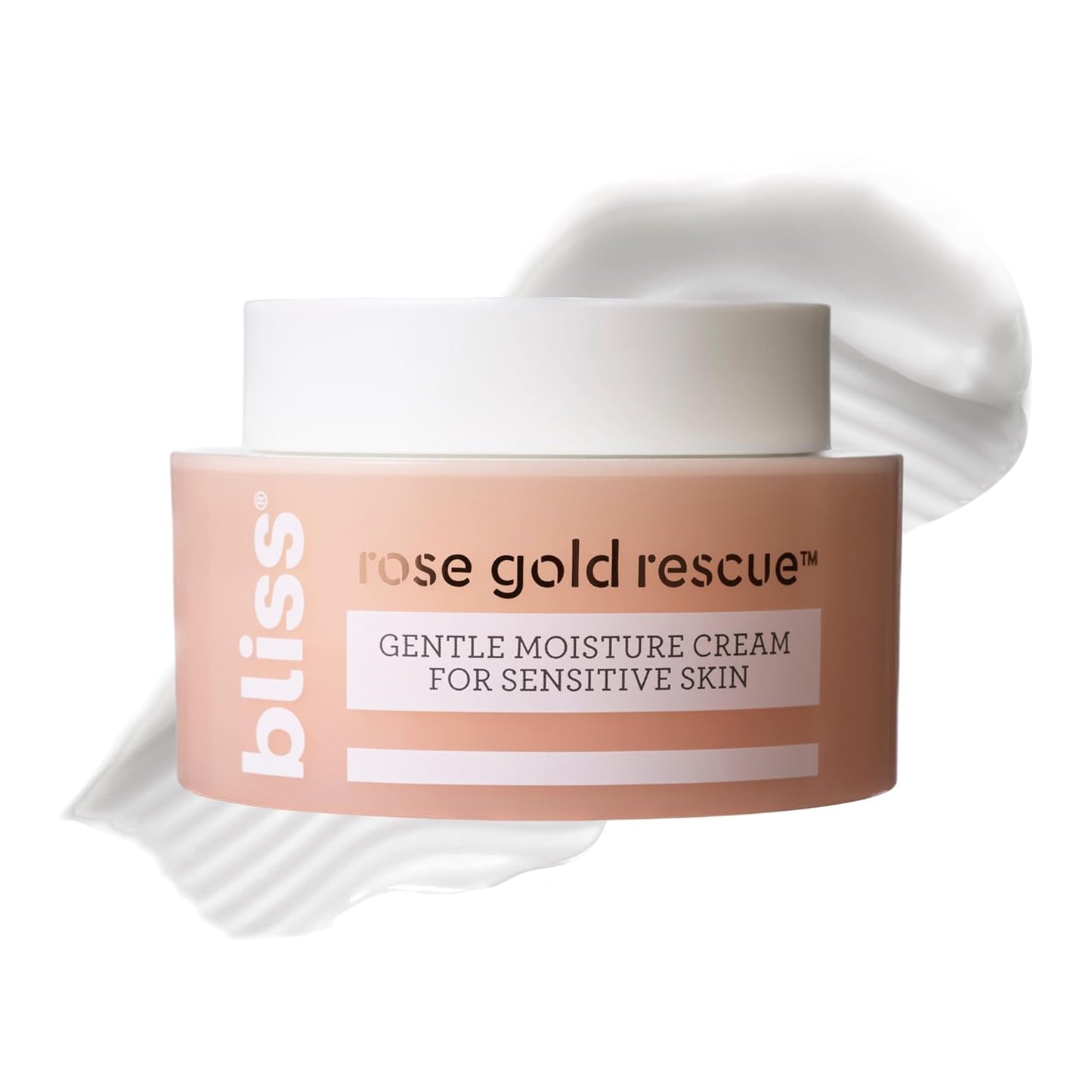 Bliss Rose Gold Rescue Gentle Moisturizer for Sensitive Skin | Fragrance-Free, Calming Daily Hydration with Rose Water & Colloidal Gold| 1.7 oz-GlimoraGlow