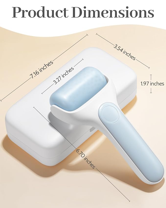 MORGLES Ice Roller for Face, Premium Facial Roller for Puffiness, Dark Circles and Lymphatic Drainage, Cold Face Roller for Women Self Care with Carry Case-GlimoraGlow