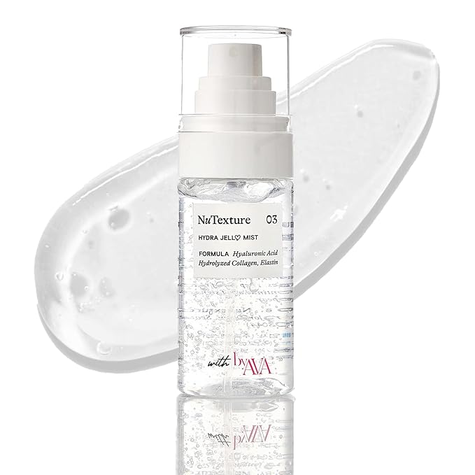 Jelloskin Hydra Jell Face Mist by AVA x NuTexture Hydrating Face Spray with Collagen, Hyaluronic Acid, Vitamin C & E-GlimoraGlow