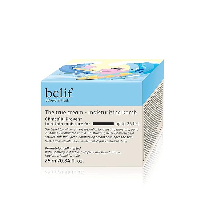 belif The True Cream Moisturizing Bomb with Oak Husk and Vitamin B | Moisturizer | Good for Dry Skin, Dryness Dullness, and Uneven Texture |For Normal, Dry Skin Types-GlimoraGlow