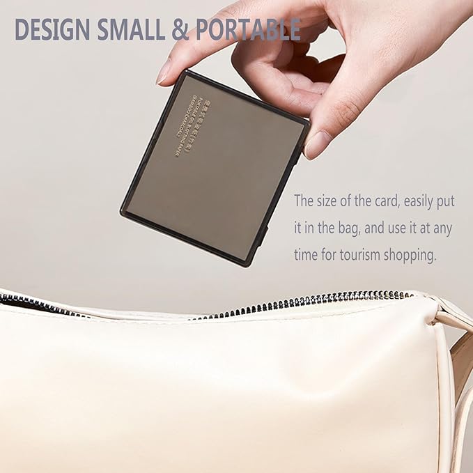 Natural Bamboo Charcoal Facial Oil Blotting Paper,100pcs Oil Blotting Sheets with Portable Mirror & Makeup Puff for Oily Face Skin,Oil Control Film Easy Take Out Handy Friendly Oil Absorbing Tissues-GlimoraGlow