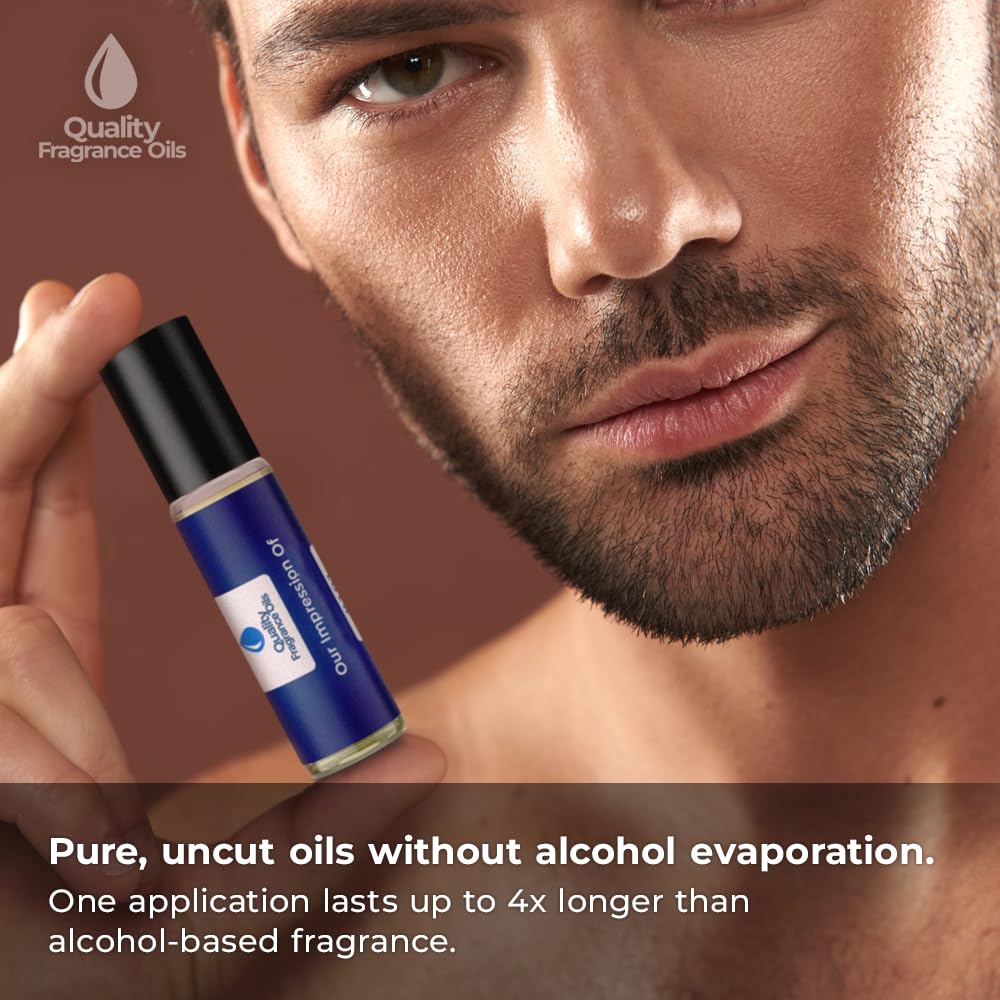 Quality Fragrance Oils' 24K Brilliant Gold Impression #280 | Long-Lasting Perfume Oil, Alcohol-Free, Strong Scent, 10ml Roll-On | Affordable Alternative to Designer Fragrances-GlimoraGlow