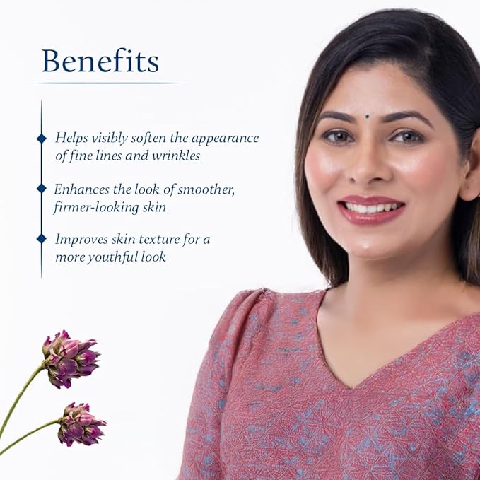 Blue Nectar Bakuchiol Serum for Face with Babchi Oil Extract | Ayurveda Retinol Free Serum for Aging Skin | Oil Free Face Moisturizer for Women & Men (10 Herbs, 1 Fl Oz)-GlimoraGlow