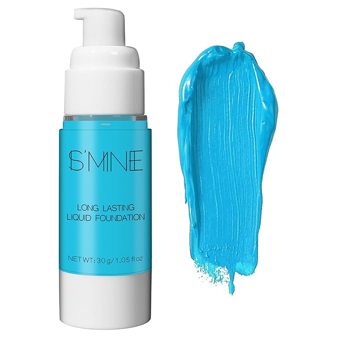 IS'MINE Sky Blue Liquid Foundation Makeup, Matte Flawless Finish Foundation, Vegan & Cruelty-Free (1.05 Fl Oz, 046)-GlimoraGlow