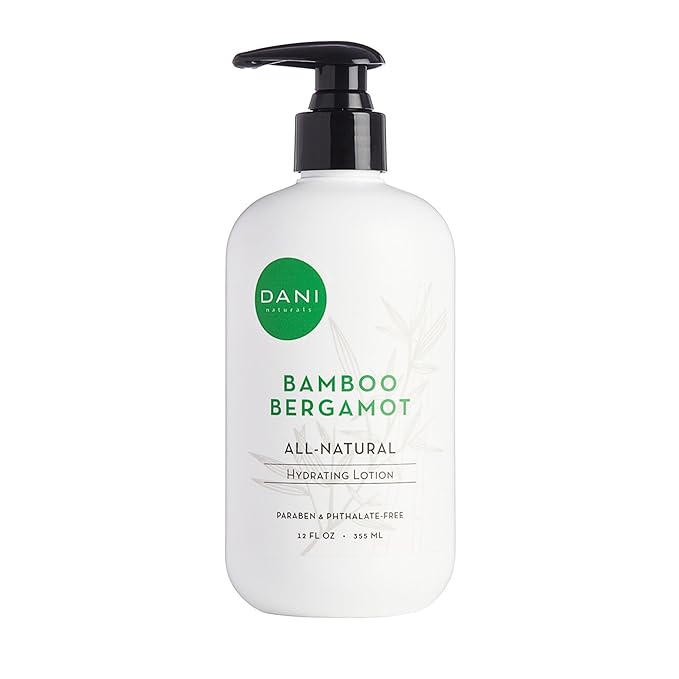 Naturals Hand & Body Lotion - Clean Bamboo Bergamot Scented, Deep Hydration Lotion for Dry Skin, With Shea Butter & Aloe Vera, Natural & Organic Ingredients, Paraben-Free, 12 Oz-GlimoraGlow