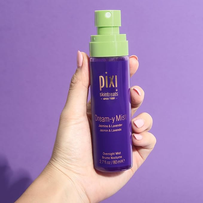 Pixi Beauty Dream-y Mist | Elixir Facial Mist | Help Hydrate & Preserve Skin with Jasmine, Lavender, Chamomile, 80ml-GlimoraGlow
