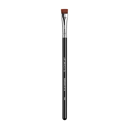 Sigma Beauty E15 Flat Definer Brush – Flat-Angled Professional Makeup Brush for Sharp, Defined Makeup Application, Eyeliner Brush Adapts to Liquid, Gel, & Powder Eye Makeup (1 Brush)-GlimoraGlow