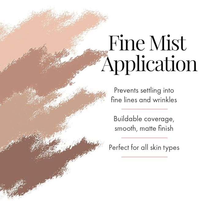 Jerome Alexander MagicMinerals AirTint Tinted Moisturizer AirBrush Spray Light Shade | Tinted Moisturizer Spray with Anti-Aging Ingredients | Light Medium-GlimoraGlow