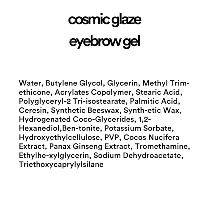 Nuorganic Brow Gel Clear - 6ml Natural Eyebrow Gel Clear, for Brow Growth | Vegan & Cruelty-Free Eyebrow Gel, Infused with Beeswax and Coconut Extract for Sculpting and Nourishing Brows-GlimoraGlow