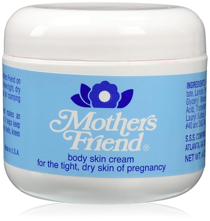 1 Pack of Mothers Friend Body and Skin Cream, for Stretched Tight and Dry Skin of Pregnancy-GlimoraGlow