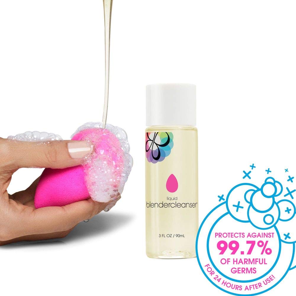 BEAUTYBLENDER Liquid BLENDERCLEANSER for Cleaning Makeup Sponges, Brushes & Applicators, 3 oz. Vegan, Cruelty Free and Made in the USA-GlimoraGlow