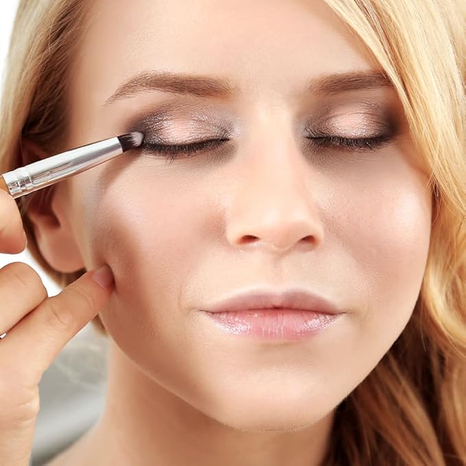 Jerome Alexander New Again Eyeshadow Palette & Brush, 6 Buildable & Blendable Micronized Powder Shades (Basic Choice)-GlimoraGlow