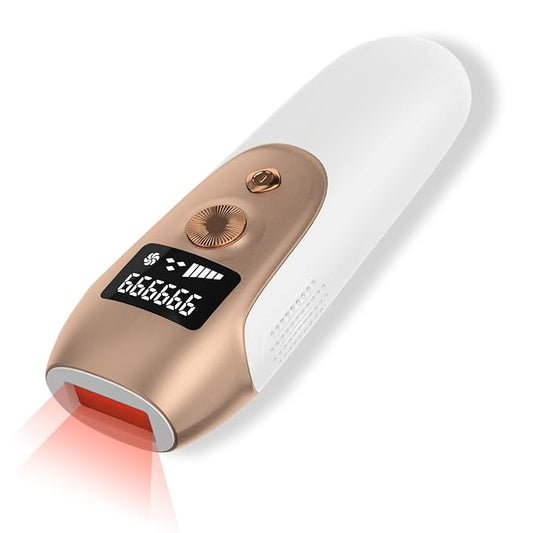 IPL Hair Removal Device, Hair Removal Body and Face for Home Use for Armpits Legs Arms Bikini Line，model S3-GlimoraGlow