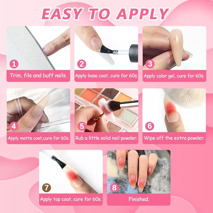 18 Colors Neon Phosphor Solid Pigment Powder Set for Ombre Nails, Fluorescent Nail Pigment Glitter Iridescent Rubbing Dust with Nail Ombre Brush for Gradient Nail Art Manicure DIY Accessories-GlimoraGlow