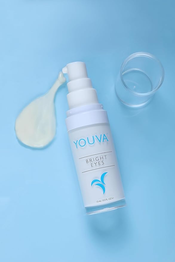 Hyaluronic Acid Anti-Aging Eye Cream - 15ml | Under Eye Cream | Marine Extracts | Bearberry and Licorice Root for Dark Circles | Eye Cream | Wrinkles and Reduce Puffiness | Fragrance-Free-GlimoraGlow