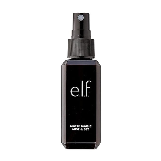 e.l.f. Matte Magic Mist & Set - Small, Lightweight, Long Lasting, Mattifying, Revitalizes, Controls Shine, Refreshes, Hydrates, All-Day Wear, 2.0 Fl Oz-GlimoraGlow