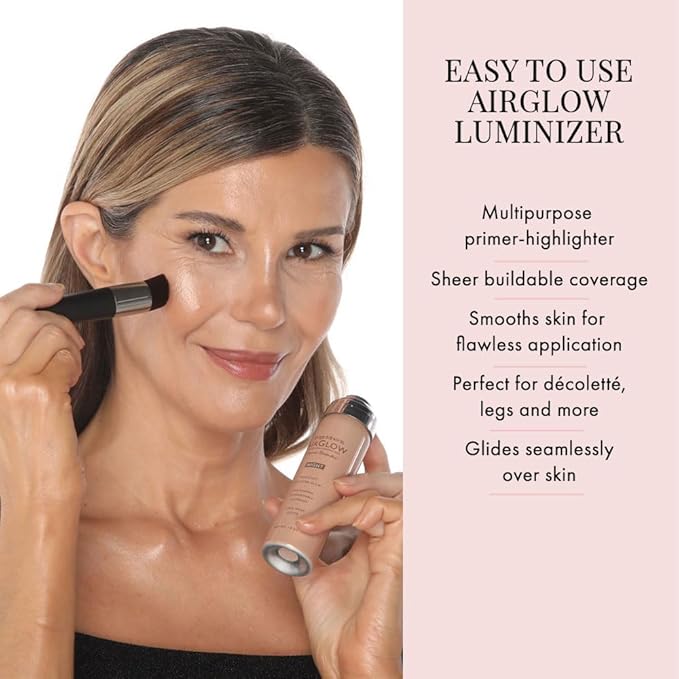 Jerome Alexander MagicMinerals AirGlow Tinted Highlighting Night Mist, Illuminating Airbrush Tinted Moisturizer Spray | Champagne-GlimoraGlow