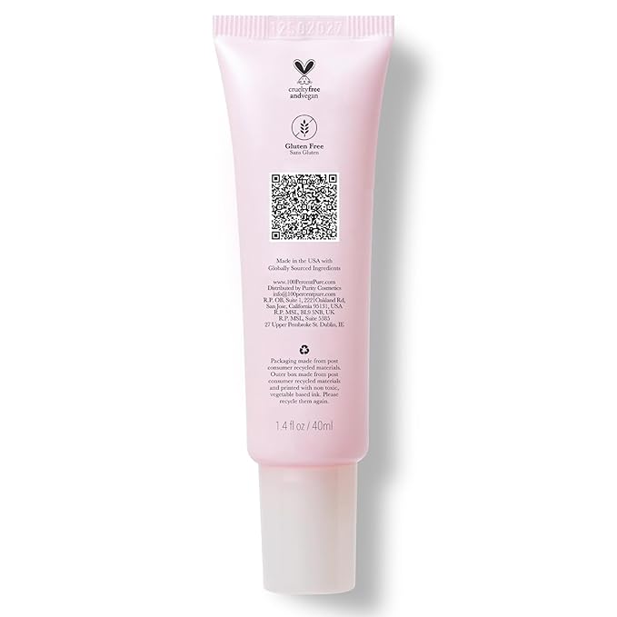 100% PURE Watermelon Cucumber Water Locking Moisturizer Natural Facial Hydration Boost with Hyaluronic Acid Replenishing Anti Aging Face Cream & Quenching Dry Skin Care Vegan - 1.4 fl oz-GlimoraGlow