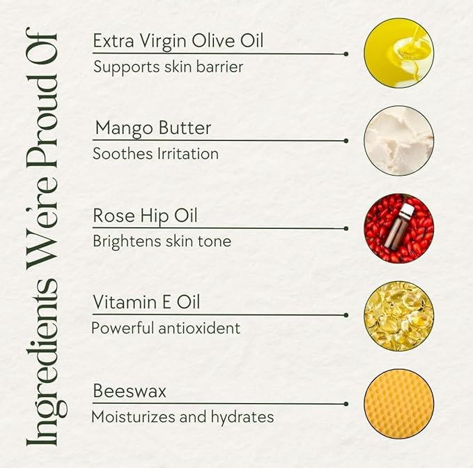 Natural Body Lotion for Sensitive Skin, Scent Free, Sulfate & Paraben Free Body Care, Moisturizer With Essential Oils, Vitamin E Oil, Beeswax, Extra Virgin Olive Oil, Raw Honey, 8 oz-GlimoraGlow