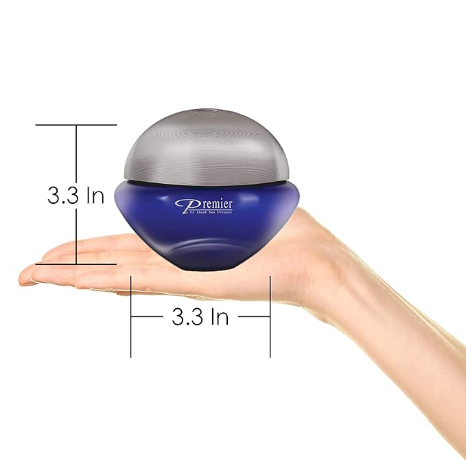 Premier Dead Sea natural Whipped Body Butter for Restoring Bright Healthy Skin, Rich Moisturizer with Skin-Enhancing and Hydrating Natural aromatic Oils, Ninerals, Anti-aging, Firming 5.95 Fl oz-GlimoraGlow