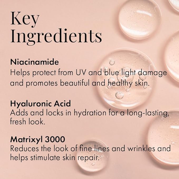 Jerome Alexander My Color Self Adjusting Full Coverage Foundation Makeup with Kabuki Brush (Light)-GlimoraGlow