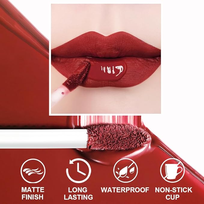 12Pcs Liquid Lipstick Makeup Set, Shades with 4Pcs Metallic Color Lipstick, 4Pcs Hydrating Lip Oil and 4Pcs Longwear Waterproof Matte Lipstick Gift Kit for Women (SET C)-GlimoraGlow