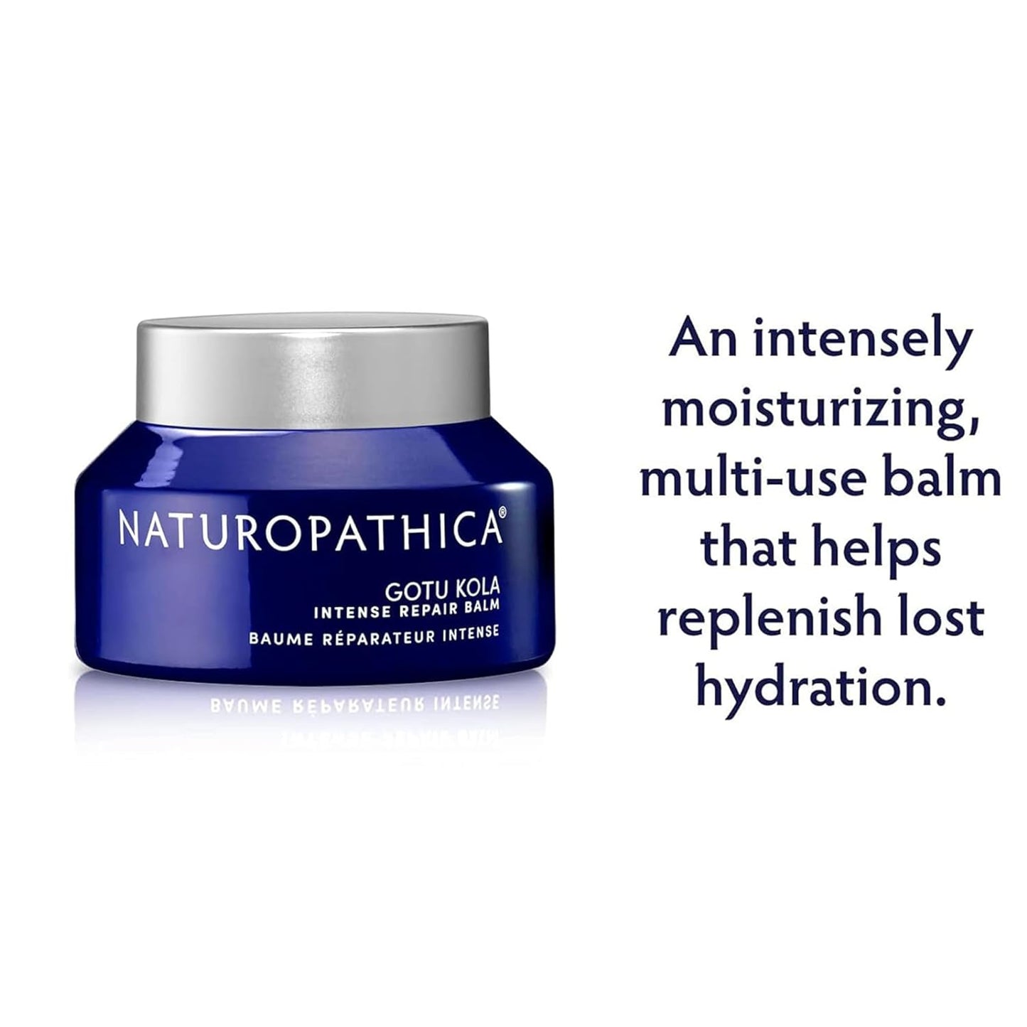 Naturopathica Gotu Kola Intense Repair Balm, Daily Facial Moisturizer for Skin Barrier Repair, Hydrating Face Cream to Help Reduce Redness, 2.8 oz-GlimoraGlow