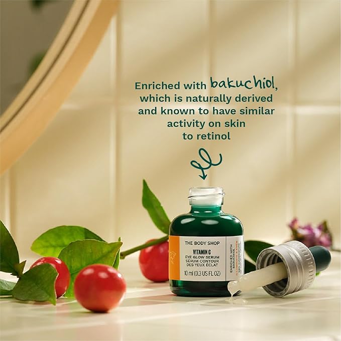 The Body Shop Vitamin C Eye Glow Serum - Illuminating And Brightening For Eye - 0.3 Fl Oz-GlimoraGlow