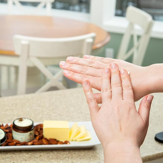 Handmade Whipped Tallow Balm (Butter Almond): Fragrance-Free, No Essential Oils - 1.3 oz-GlimoraGlow