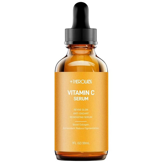 Vitamin C Serum for Face –Anti Aging Face & Eye Serum, Hyaluronic Acid, Reduce Fine Lines, Dark Spots and Wrinkle-GlimoraGlow