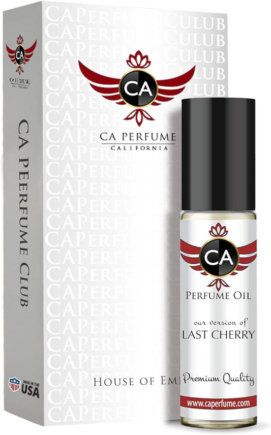 CA Perfume Impression of Last Cherry For Women Fragrance Body Oils Dupes Roll-On 0.3 Fl Oz10 ml, 0.3 Fl Oz-GlimoraGlow