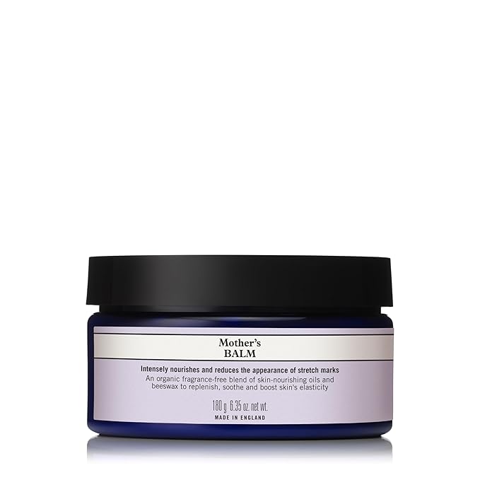 Neal's Yard Mother's Balm, Helps Reduce the Appearance of Stretch Marks & Improve Elasticity, Ideal for New Moms, Fragrance Free, Cruelty-Free, 120g-GlimoraGlow