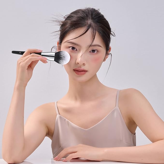 DUcare Makeup Brushes with Case 10Pcs Travel Makeup Brushset Women Gift Premium Synthetic Kabuki Foundation Blending Brush Face Powder Blush Concealers Eye Shadows with bag-GlimoraGlow