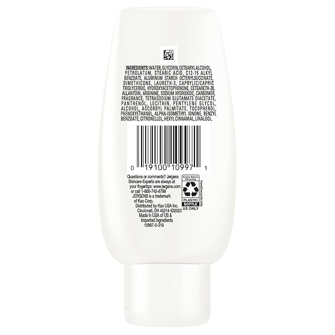 Jergens Ultra Healing Moisturizer for Dry Skin, Hand and Body Lotion, with Hydralucence Blend, Vitamins C, E and B5, 3 Oz, Pack of 8-GlimoraGlow