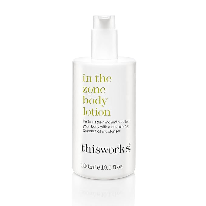 THISWORKS In The Zone Body Lotion, Natural Therapeutic Lotion, 300ml, 10.1 fl. oz-GlimoraGlow